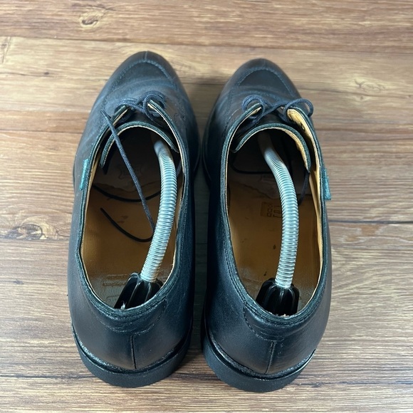 Paraboot “Prevert” Black Leather Oxfords Shoes Men’s Size 10 - Picture 5 of 11